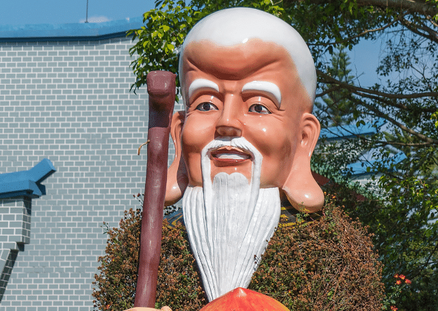 Alter chinesischer Gott der Liebe und Ehe Yue Lao