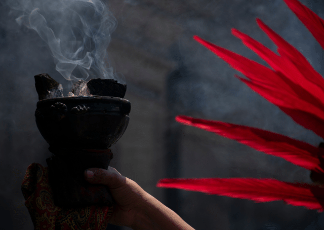 Aztekenritual für Mixcoatl