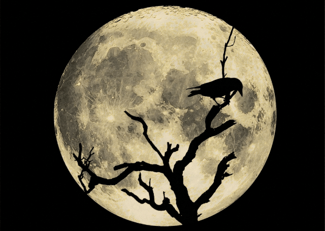 Schlachtenkrähen-Gestalt der keltischen Göttin Badb