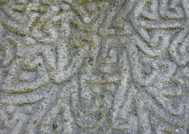 Keltische Schriftzeichen zum keltischen Gott der Liebe Aengus