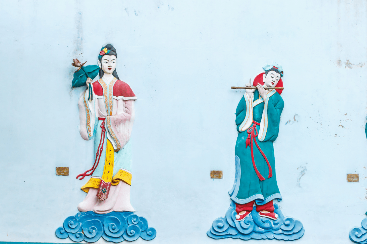 Chang'e Göttin des Mondes, Trägerin des chinesischen Elixiers der Unsterblichkeit