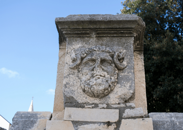 Antlitz des römischen Gottes Jupiter