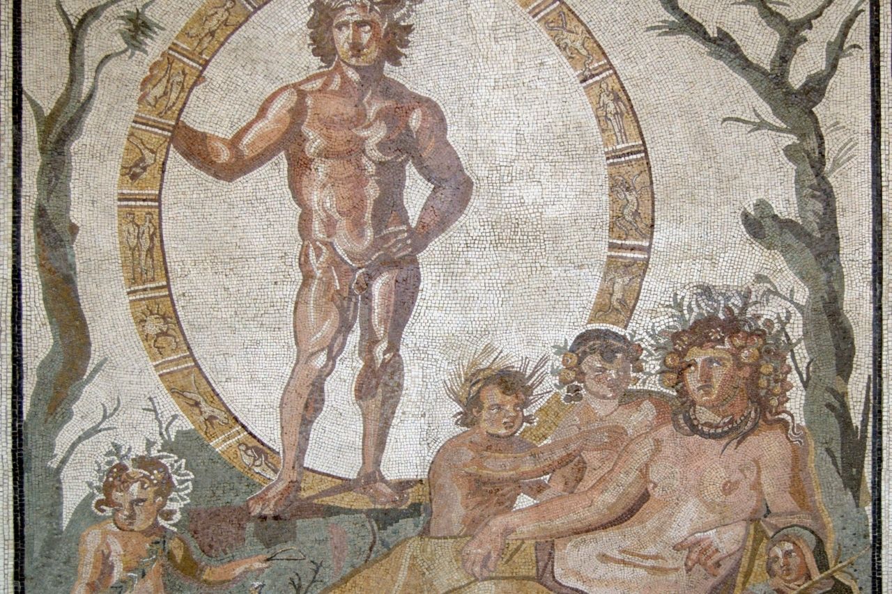 Mosaik der Familie des Uranus