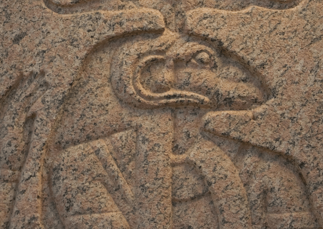 Granitrelief des Flussgottes Khnum