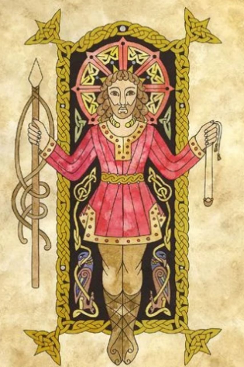 Lugh mittelalterliche Illustration