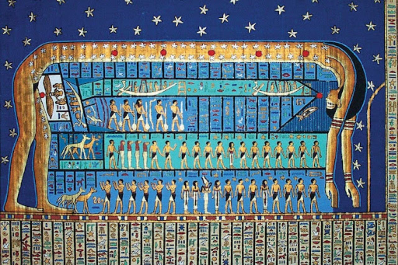 Nut die Himmelsgöttin