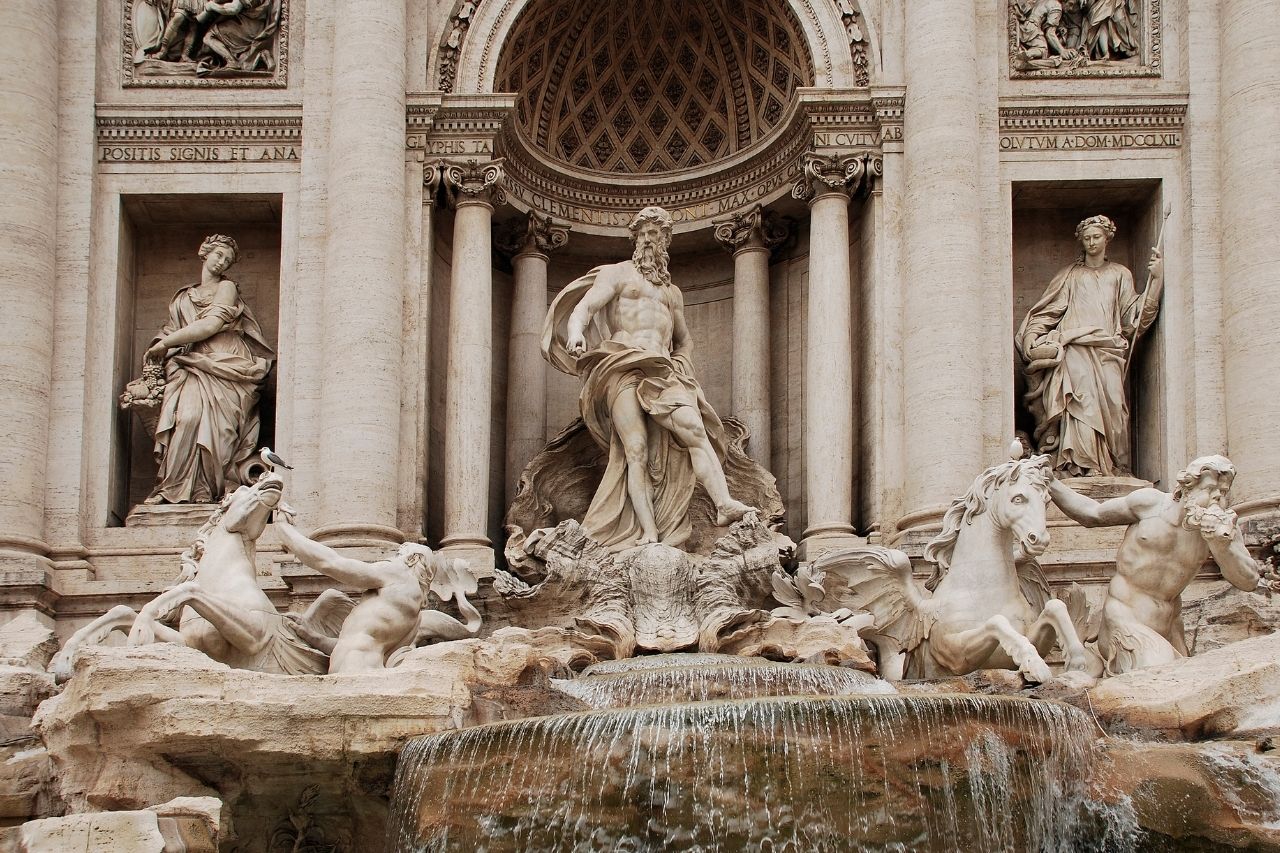 Okeanos Statue in Rom