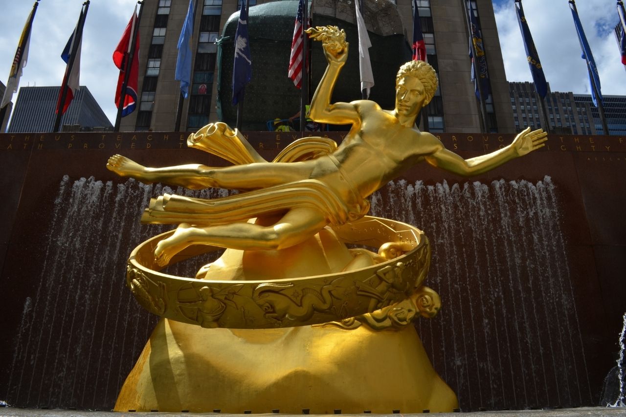 Prometheus-Statue in New York