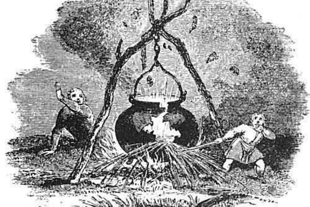 Taliesin beschützt den Kessel