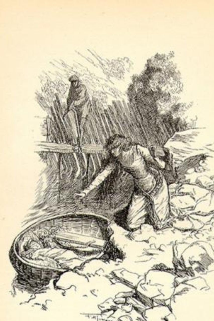 Taliesin als Säugling