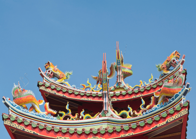 Tempel von Long Wang, dem chinesischen Drachenkönig