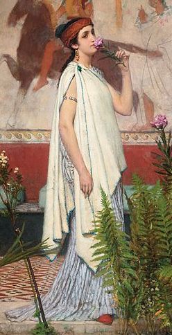 Gemälde einer griechischen Frau von Lawrence Alma-Tadema