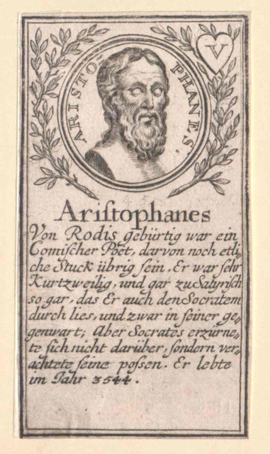 Porträtbezogen zu Die Wespen von Aristophanes