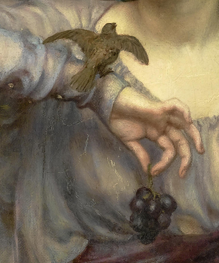 Lesbia mit ihrem Haussperling