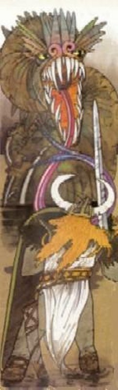 Beowulf erschlägt Grendels Mutter