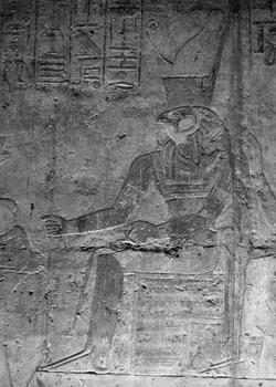 Ancient Egyptian Horus painting