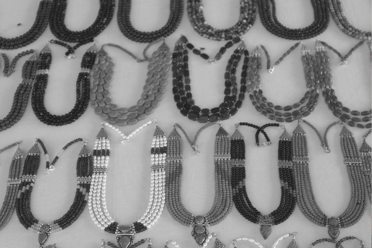 Ancient jewelry style neckles