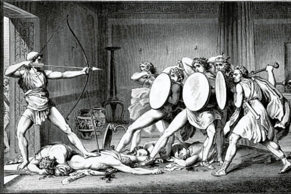 Antinous in The Odyssey and Penelope's suitors