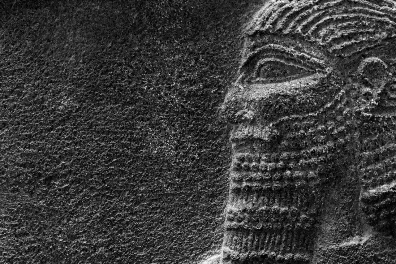 Assyrian man in ancient times