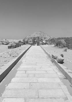 Aufweg zur Pyramide des Unas