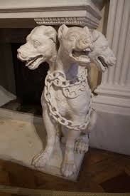 Cerberus, the three-headed dog that guards the entrance to the underworld