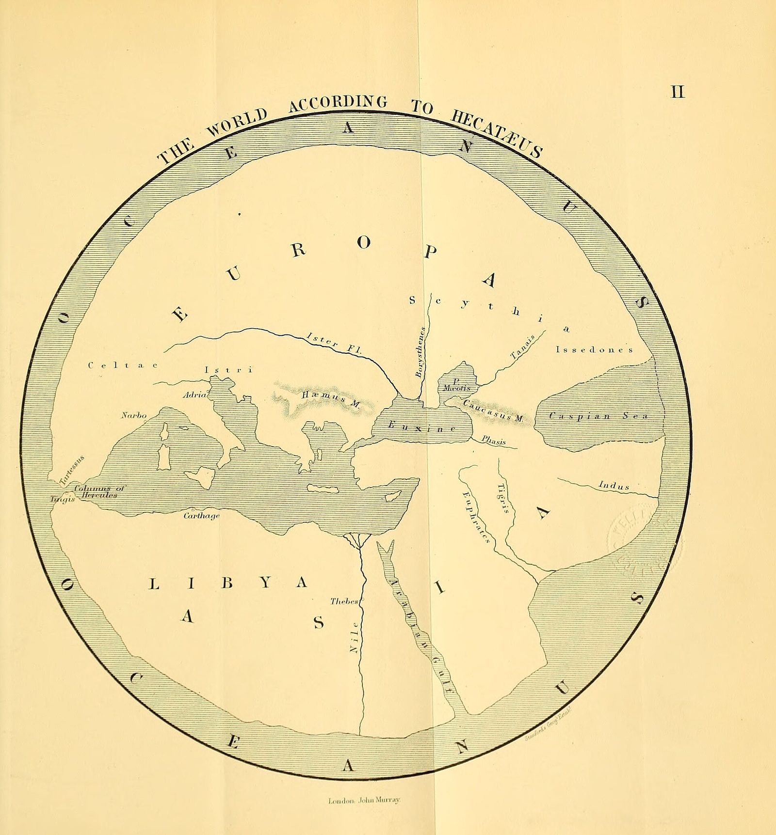 Bunbury Vol 1 Map 02 Hecataeus p 148
