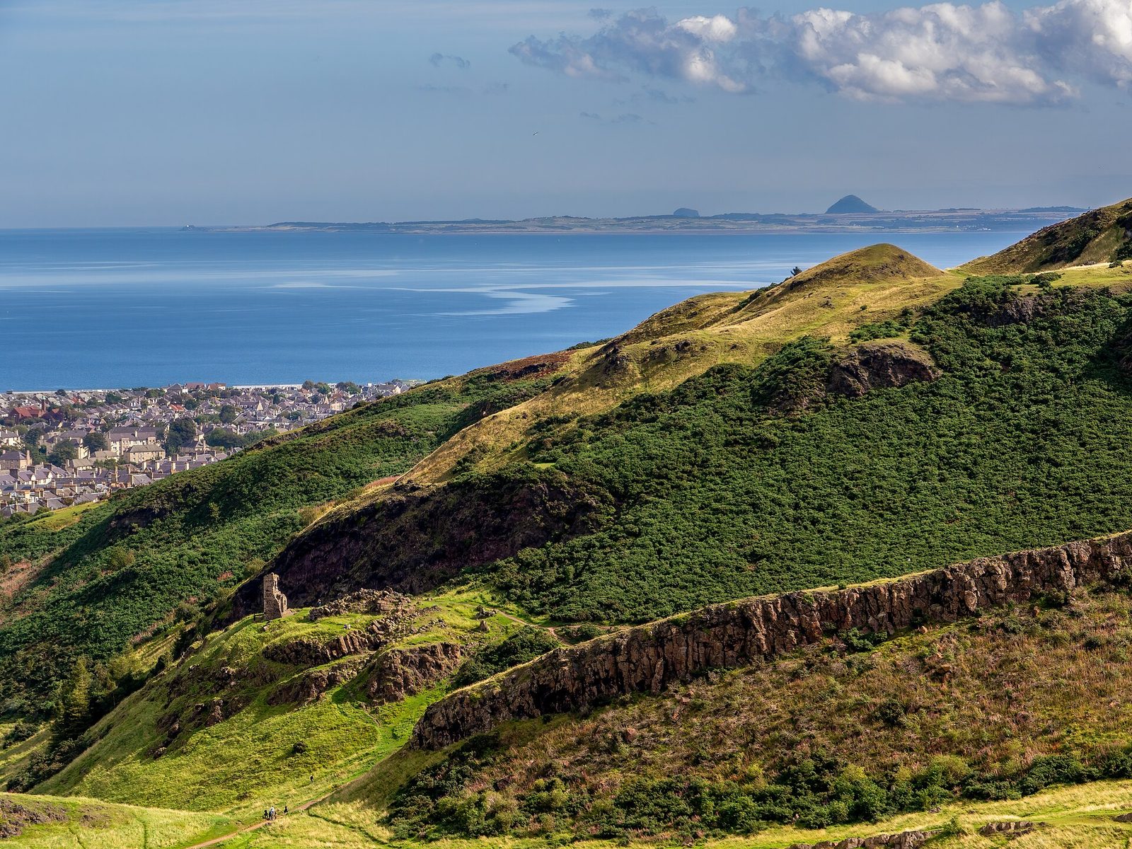 Blick vom Arthur's Seat nach Nordosten
