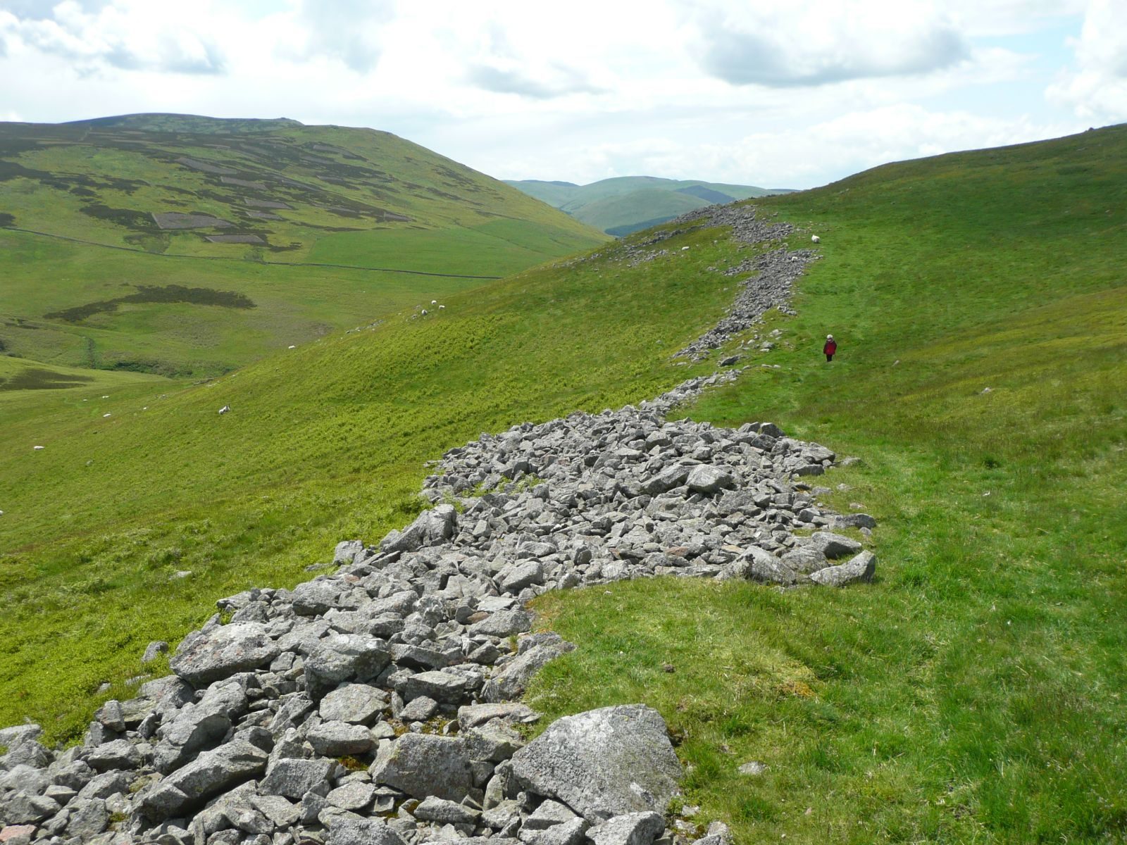 Befestigungen auf dem Yeavering Bell Hillfort