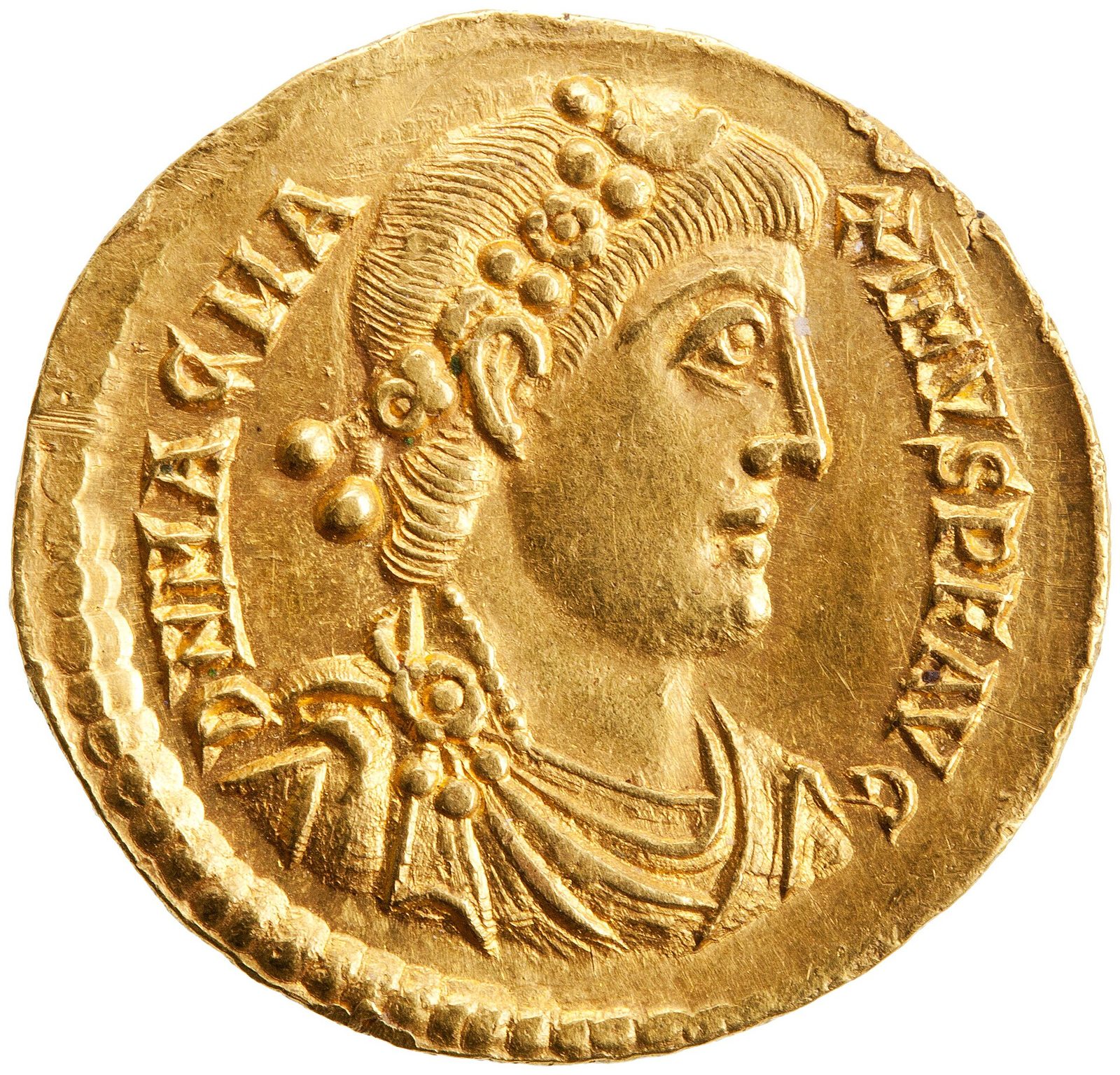 Goldsolidus des Magnus Maximus