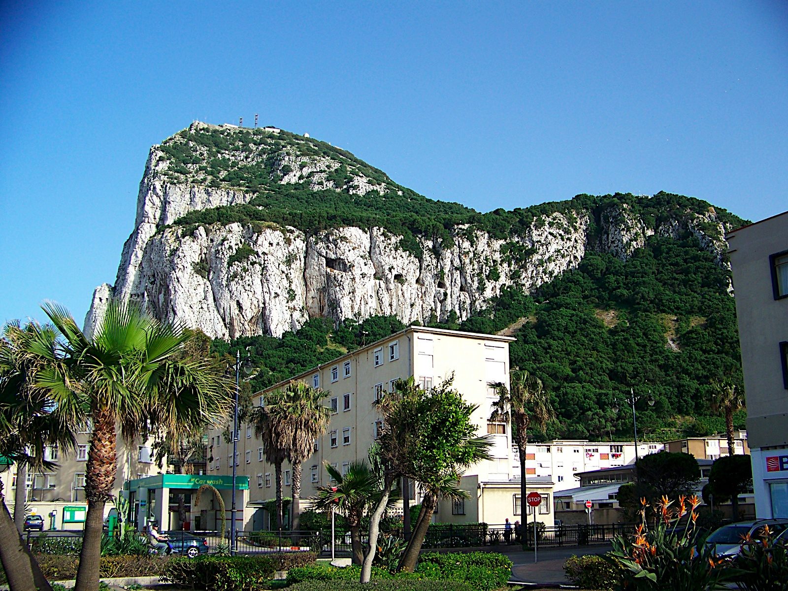 Felsen von Gibraltar von der Bayside Road, Gibraltar