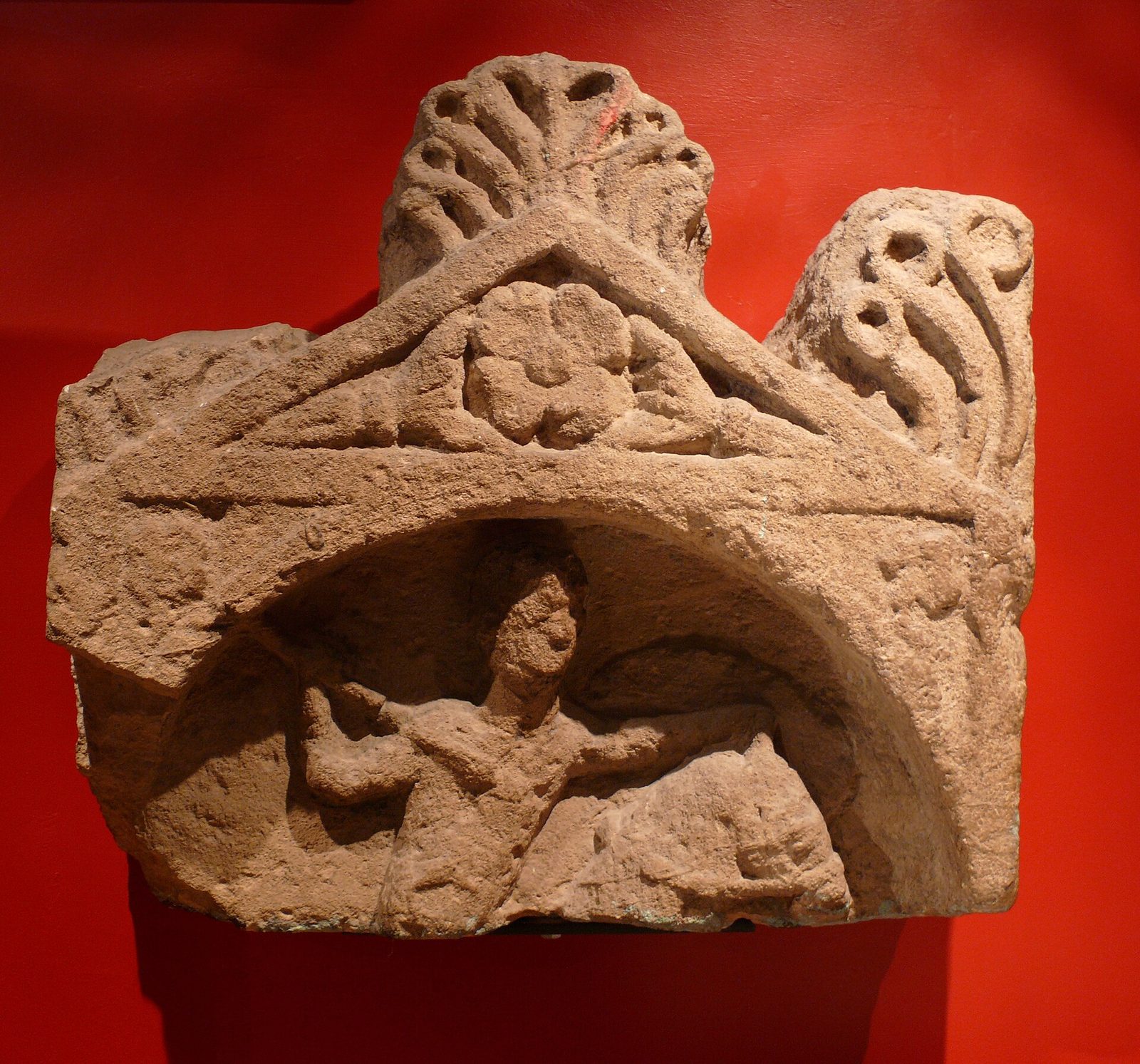 Römisches Bademuseum, Grabstein eines Reitersoldaten