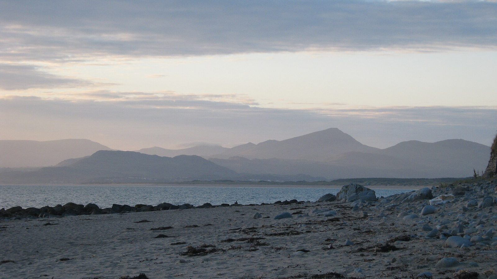Silhouette von Snowdonia