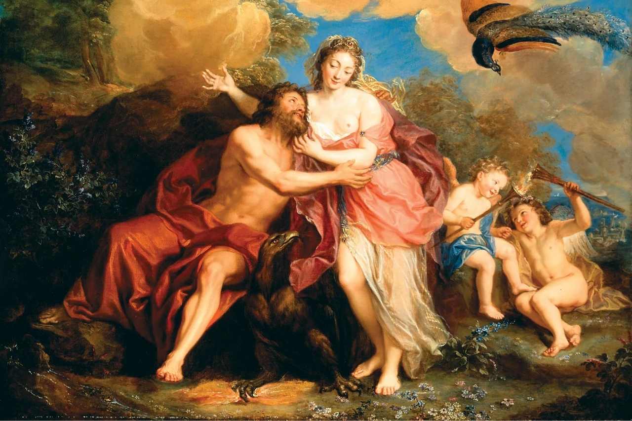 Der griechische Gott des Regens, des Donners und der Himmel: Zeus