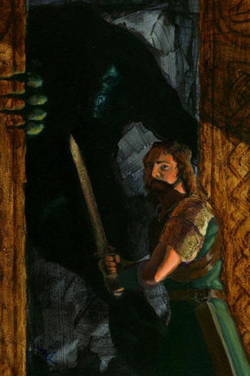 Grendel als böses Monster im Beowulf