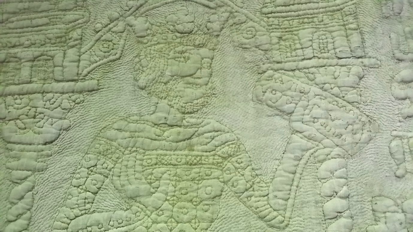König Mark, dargestellt auf einem Tristan-Steppdeckentuch aus dem 14. Jahrhundert, V&A Museum, London. Credit: Wikimedia Commons, Malabu, CC-BY 3.0