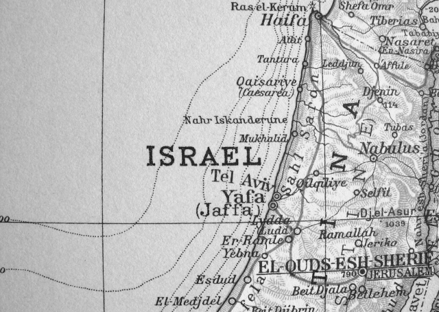 Map of Israel