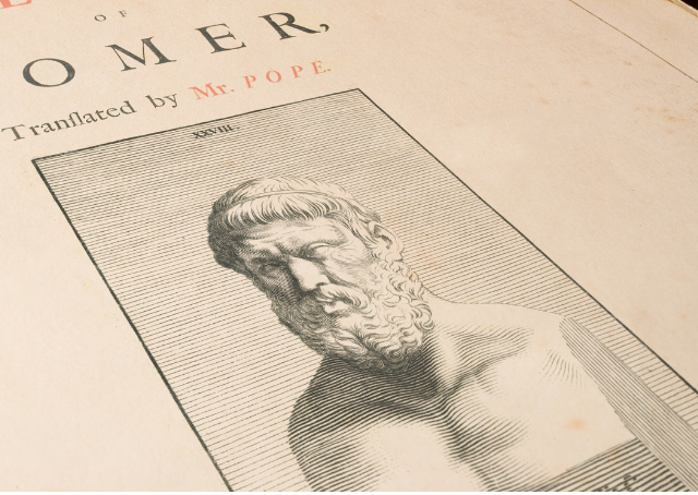 Portrait of Homer, author of The Odyssey