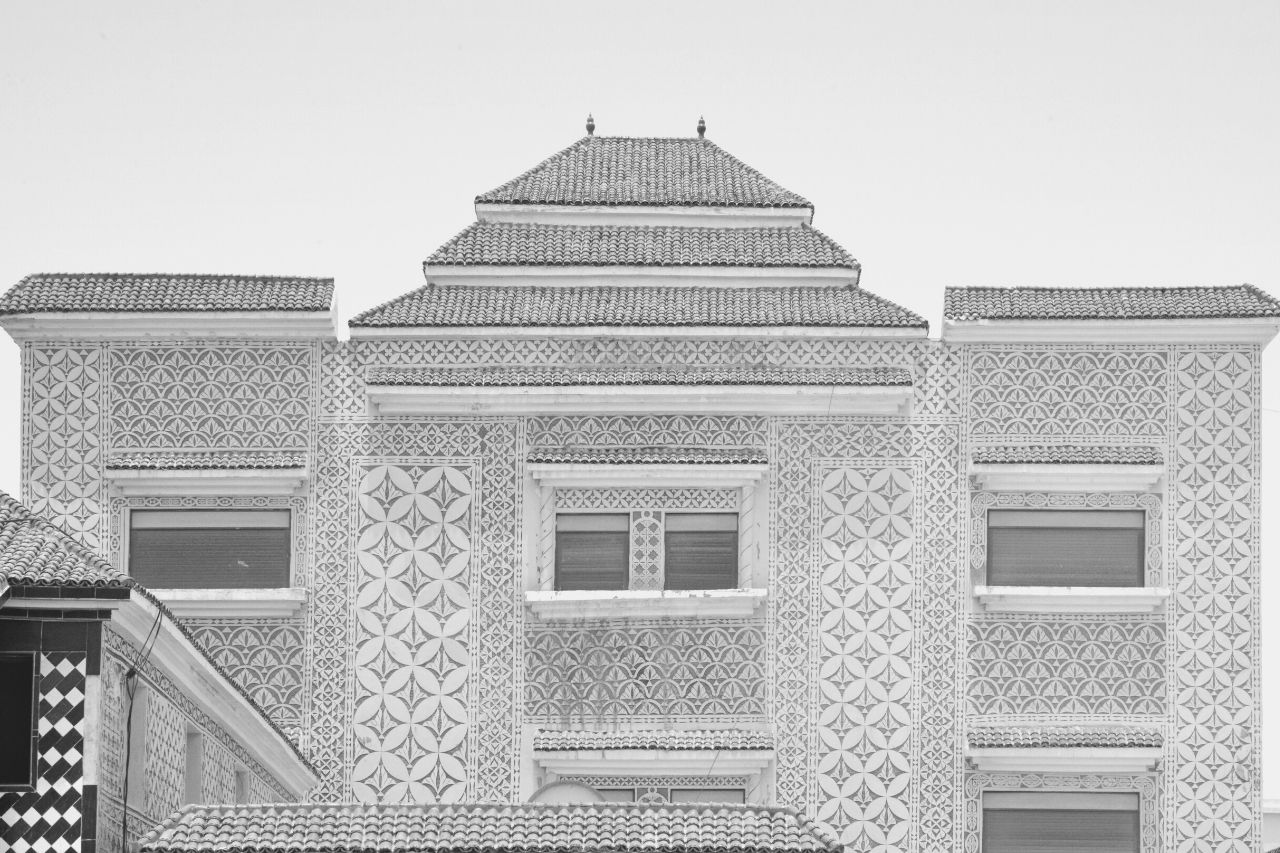 Nouakchott Mauritania ornate facade