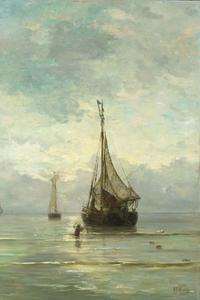 Das Schiff von Odysseus und seiner Mannschaft