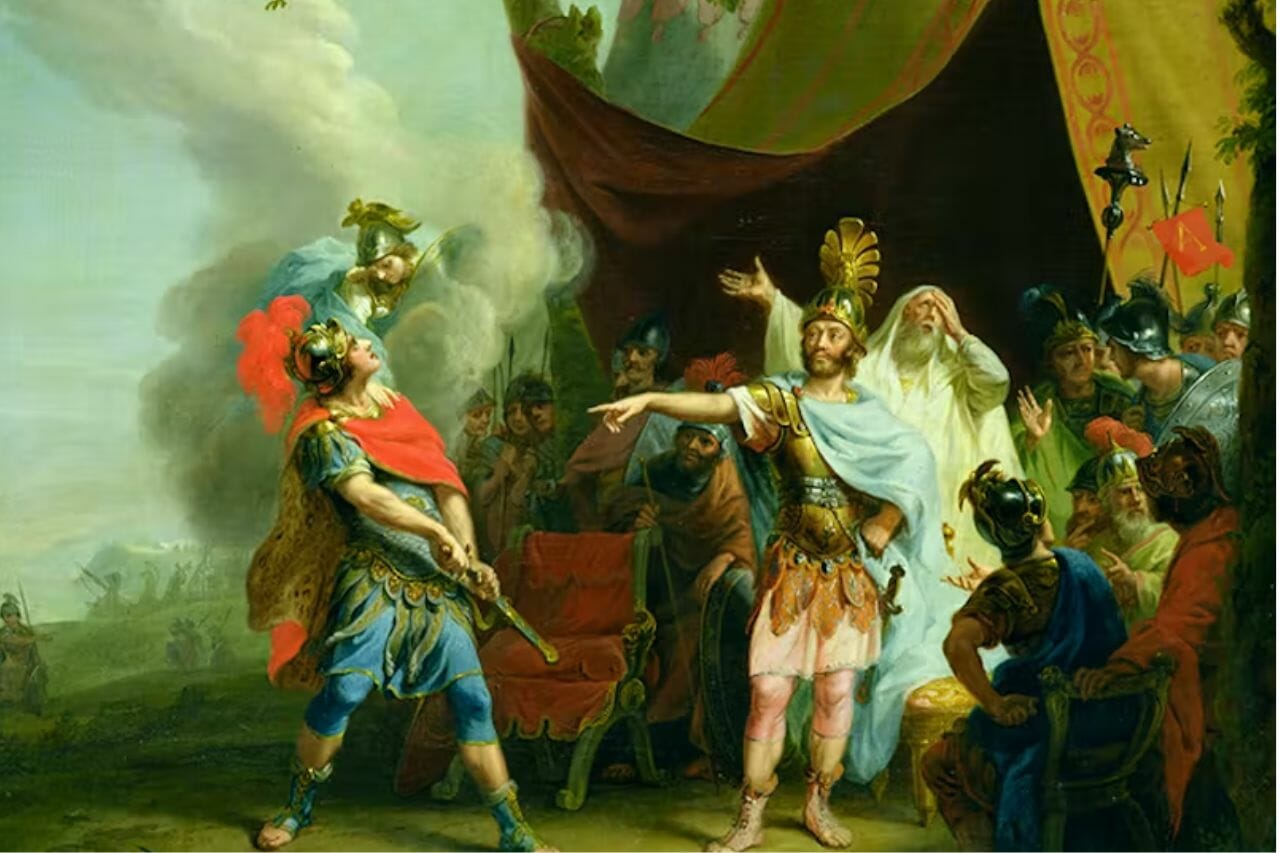 Die Rolle des Stolzes in der Ilias: griechische Krieger