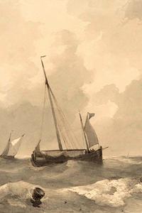 Das Schiff von Odysseus und seiner Mannschaft