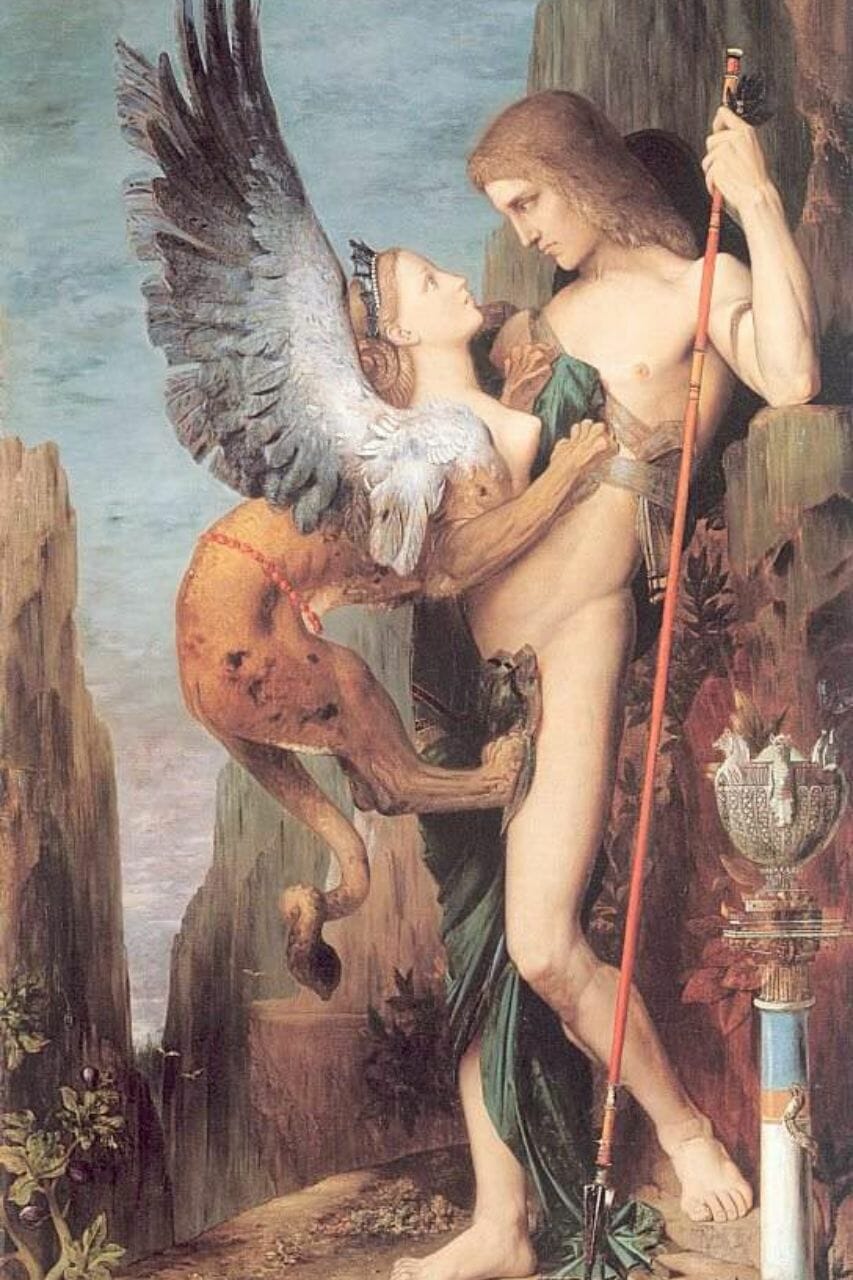 Sphinx und Ödipus: Der Ursprung der Sphinx in König Ödipus