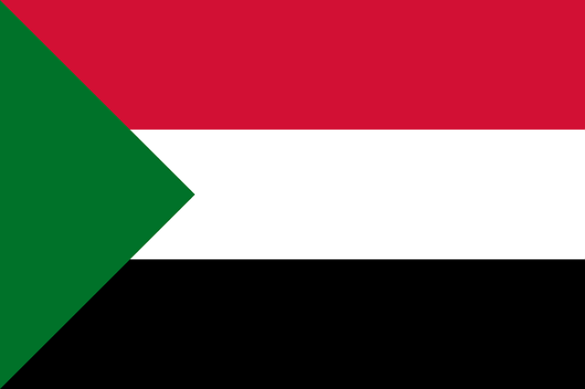 Nationalflagge des Sudan