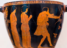 Odysseus tötet die Freier in seinem Palast