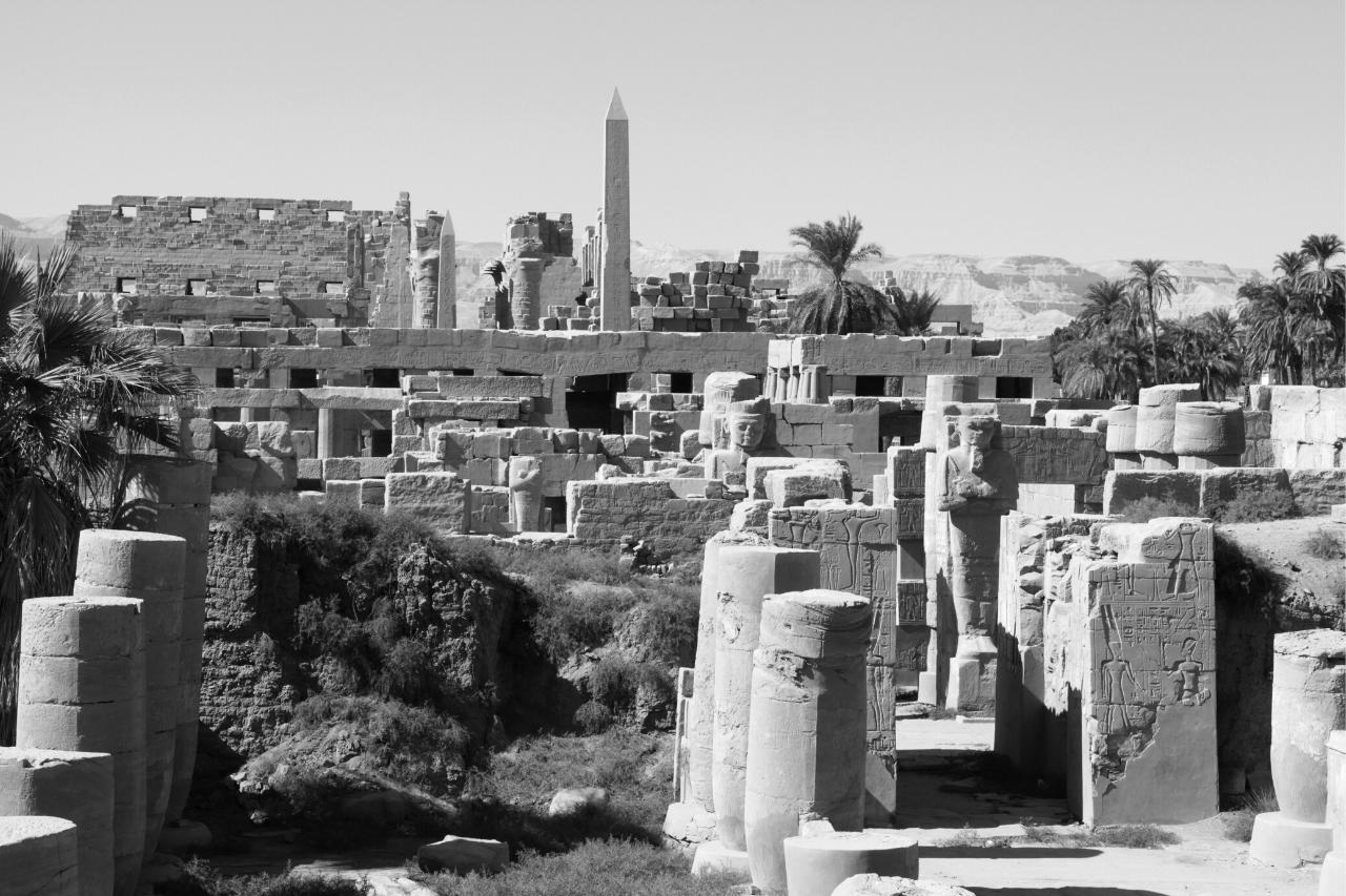 Temple of Amun at Karnak by Pharaoh Ahmose I