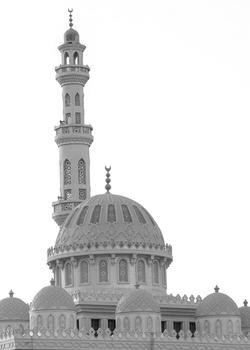 The main mosque in Hurghada Egypt