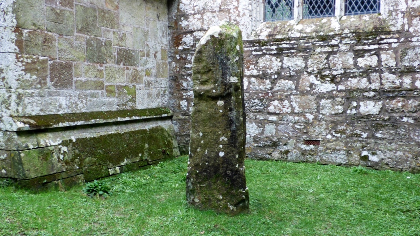 Vitalianus-Stein, fünftes Jahrhundert, möglicherweise zum Gedenken an den Großvater Vortigerns, St Brynach's Church, Wales