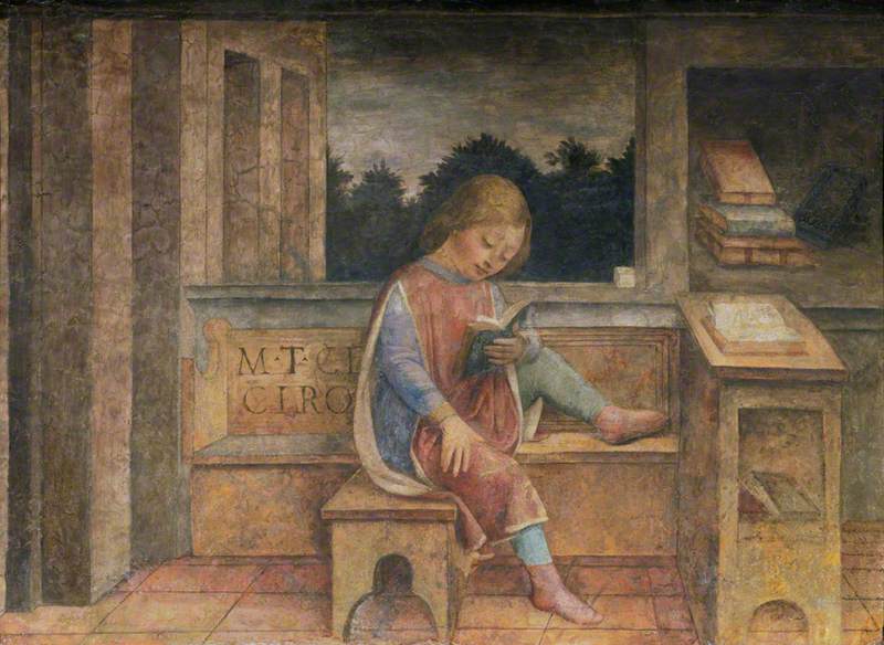 Der junge Cicero beim Lesen, Vincenzo Foppa, 1464